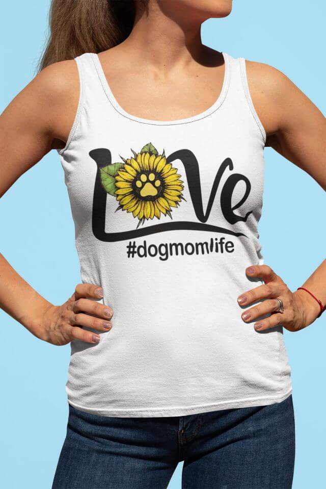 Dog Mom Tank Top Mockup