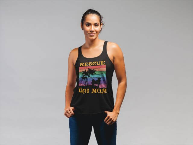 Dog Mom Tank Top Mockup