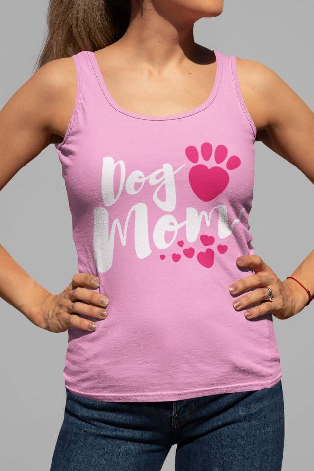 Dog Mom Tank Top Mockup