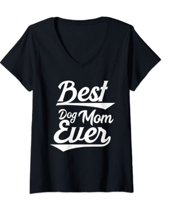 dog mom v-neck shirt