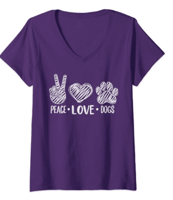 dog mom v-neck t-shirt