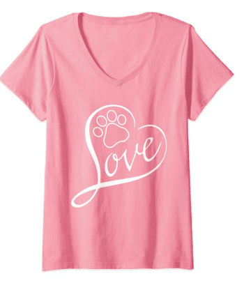 dog mom v-neck t-shirt