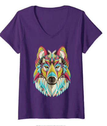 dog mom v-neck t-shirt