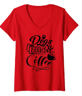 dog mom v-neck t-shirt