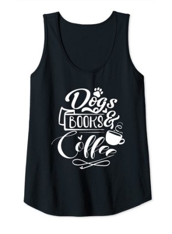 dog motif tank top