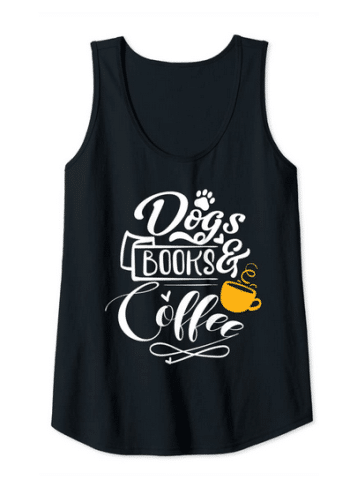 dog motif tank top